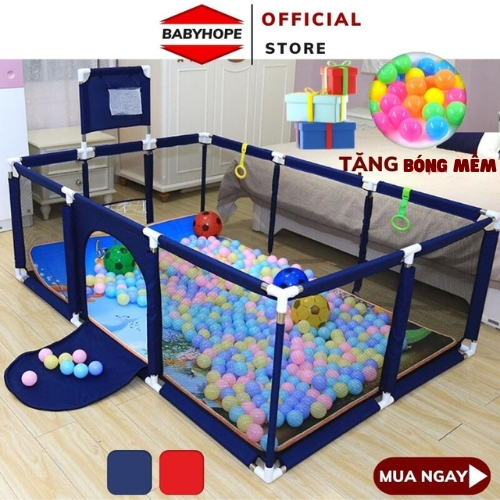 Quây bóng, nhà bóng cho bé hình lục giác, vuông , chữ nhật khung INOX TẶNG 10 BÓNG