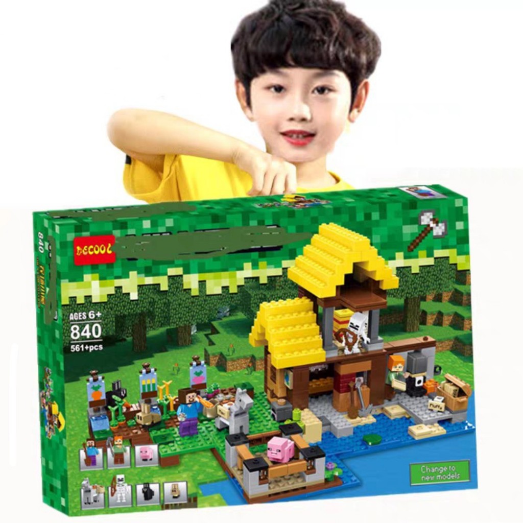 Xếp Hình Minecraft My World - Lắp Ráp Ngôi Nhà Nông Trại 636 Mảnh Ghép
