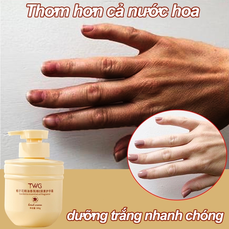 Kem dưỡng da tay  tinh dầu Gardenia 300ml Gardenenia Kem Dưỡng Ẩm Làm Trắng Da Tay chống khô dưỡng ẩm dưỡng trắng mềm da
