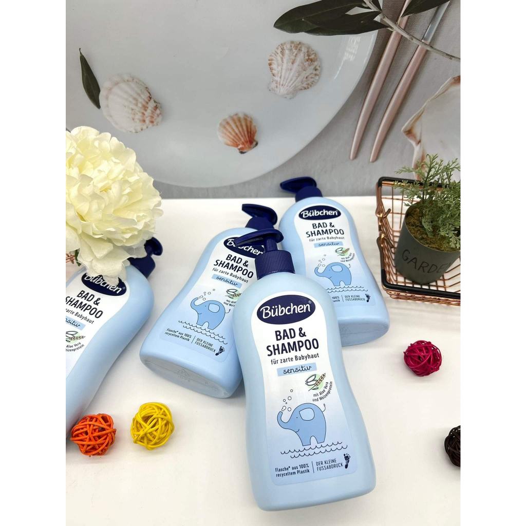 Sữa tắm gội toàn thân 400ml cho trẻ sơ sinh Bubchen