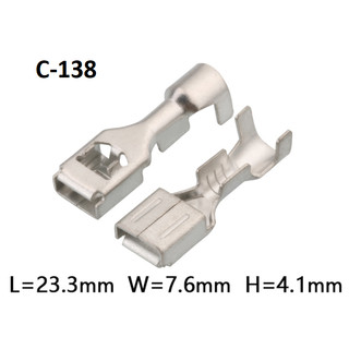 10 cái - Đầu Cos 6.3mm đực cái các loại (giá 10 cái)