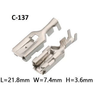 10 cái - Đầu Cos 6.3mm đực cái các loại (giá 10 cái)