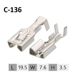 10 cái - Đầu Cos 6.3mm đực cái các loại (giá 10 cái)
