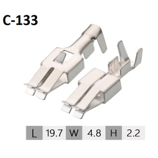 10 cái - Đầu Cos 6.3mm đực cái các loại (giá 10 cái)