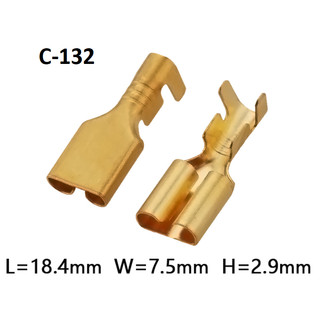 10 cái - Đầu Cos 6.3mm đực cái các loại (giá 10 cái)
