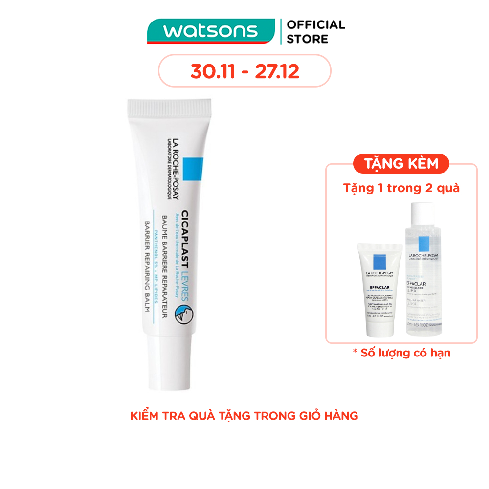 Kem Dưỡng Môi La Roche-Posay Giúp Phục Hồi Độ Ẩm & Bảo Vệ Môi 7.5ml