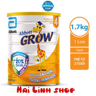 Sữa bột Abbott Grow 4 cho trẻ từ 2 tuổi trở lên, hộp 1.7kg