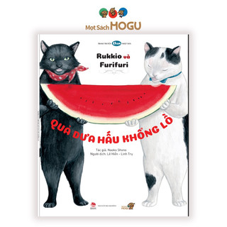 Sách cho bé từ 3 tuổi - Phát triển tư duy Rukkio và Furifuri: Quả Dưa Hấu Khổng Lồ (Tranh truyện Ehon Nhật Bản)