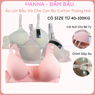 Áo ngực bầu và cho con bú big size  không gọng  CÓ SIZE 40-100KG  mặc bầu và sau sinh giá rẻ cao cấp co dãn nhiều mát 
