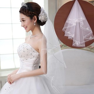 Voan cô dâu - voan cài tóc 1m5 60k số 1