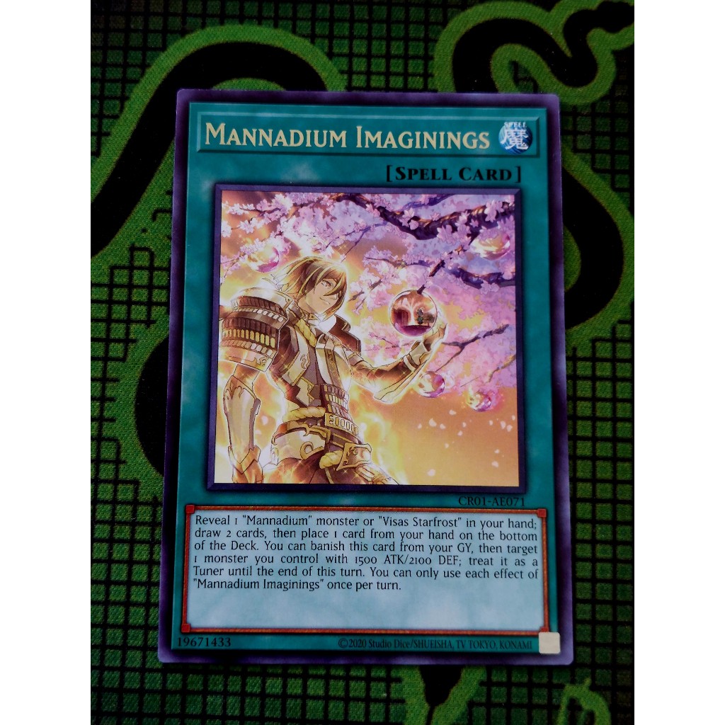 Thẻ Bài Yugioh Spell Mannadium Imaginings  CR01-AE071