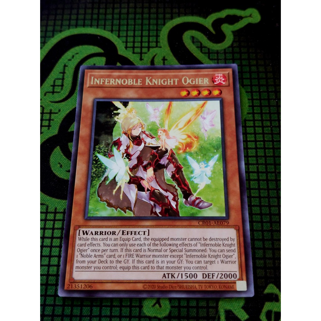 Thẻ Bài Yugioh Monster Infernoble Knight Ogier  CR01-AE079