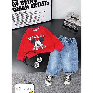Bộ mickey áo đỏ cho bé