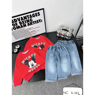 Bộ mickey áo đỏ cho bé