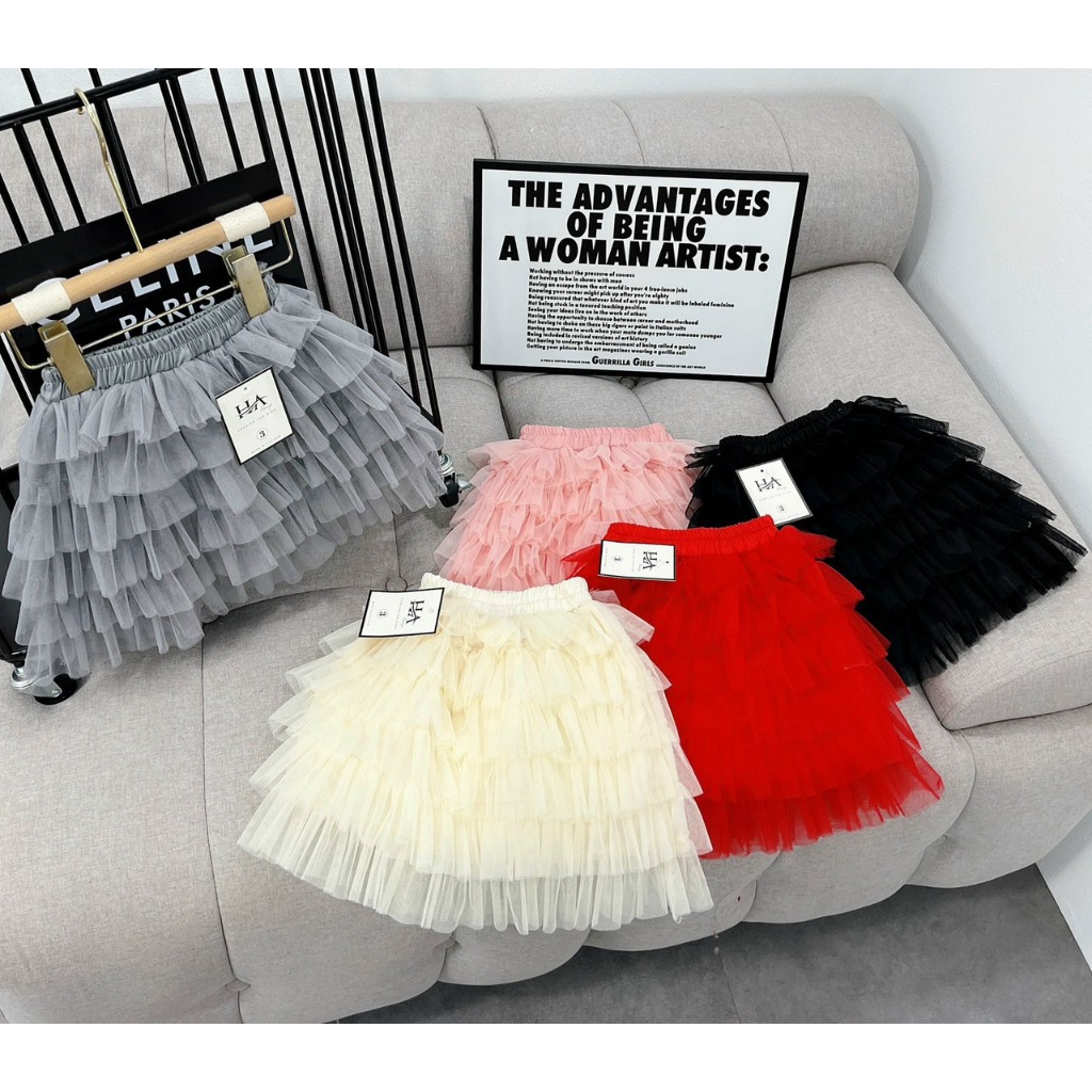 SIZE 8-12KG: Chân váy ren siêu xinh cho bé gái - CVR