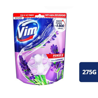 Combo 5 vỉ treo viên tẩy bồn cầu Vim Power 5 275g