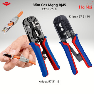 Kìm bấm cos mạng rj 45 cat 6 7 8 knipex 97 51 13 bản cải tiến 2022_g7tools hà nội_