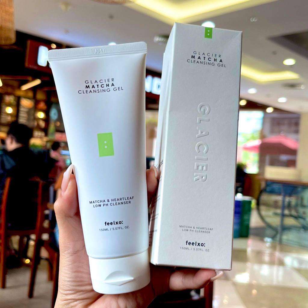Sữa Rửa Mặt Dạng Gel Sạch Sâu Cho Da Dầu Mụn FEELXO: Glacier Matcha Cleansing Gel 150ML