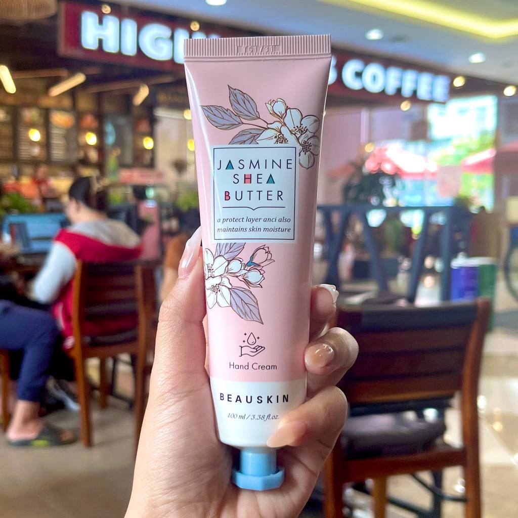 Kem Dưỡng Tay Hoa Nhài BEAUSKIN JASMINE SHE BUTTER HAND CREAM 100ML