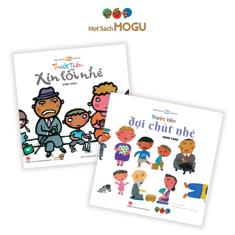 Sách Ehon Phát Triển Sáng Tạo Cho bé 3 6 tuổi - Combo Xin Lỗi Nhé, Đợi Chút Nhé