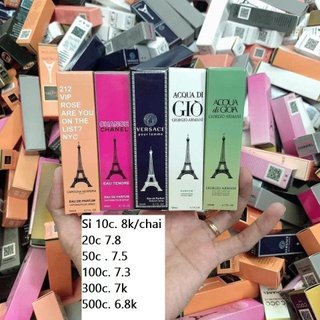 Giá sỉ nước hoa body 4d 20ml lưu hương lâu - minshop889