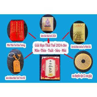 Bộ vật phẩm Thái Tuế theo Bát Tự 2024 Thìn Tuất Sửu Mùi Mão Combo 7 Món