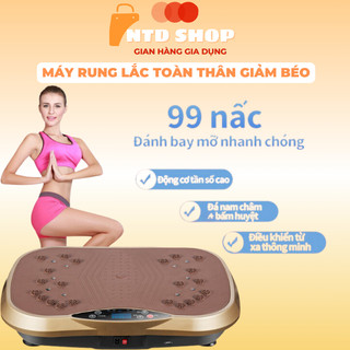 Máy rung lắc toàn thân giảm béo hiệu quả - thiết bị giảm cân, máy tập giảm mỡ bụng - kết nối nghe nhạc blutooth