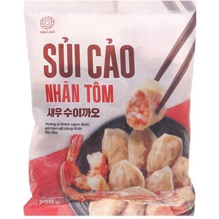 Sủi cảo nhân tôm FOSECA 500g.Sủi cảo nhân tôm thả lẩu, nấu canh, chiên rán siêu ngon - há cảo tôm Hàn Quốc