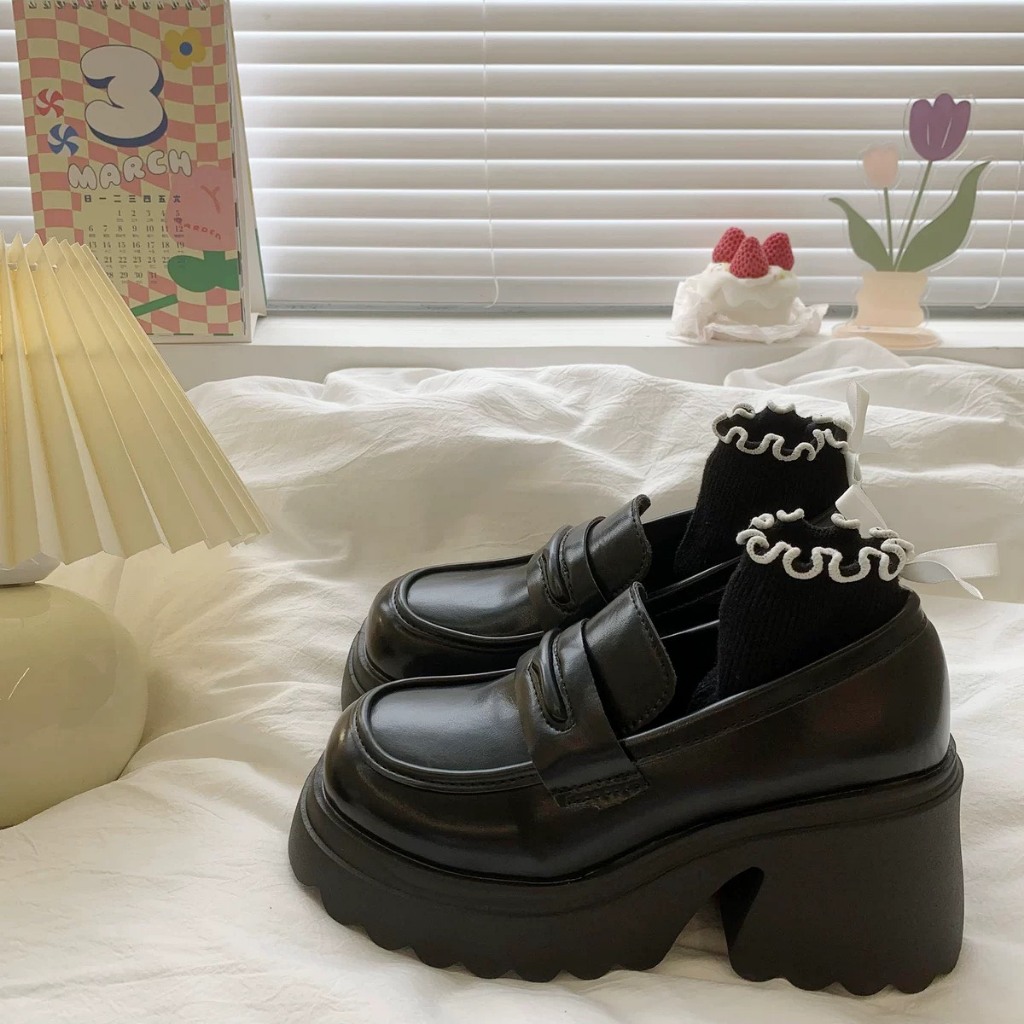Giày loafer SRSOO basic thon gọn chân đế cao sang chân thanh lịch mã F03