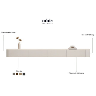  Kệ Tivi gỗ công nghiệp cao cấp KHÔNG BAO GỒM TREO  phong cách hiện đại Minis đã lắp đặt sẵn bảo hành 12 tháng 