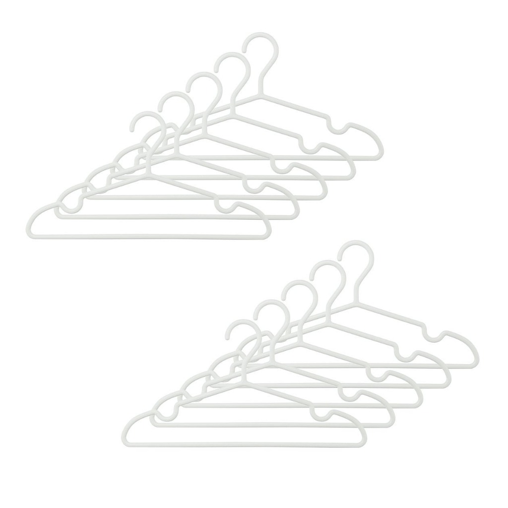 MUJI BỘ 10 MÓC TREO POLYPROPYLENE TÁI CHẾ