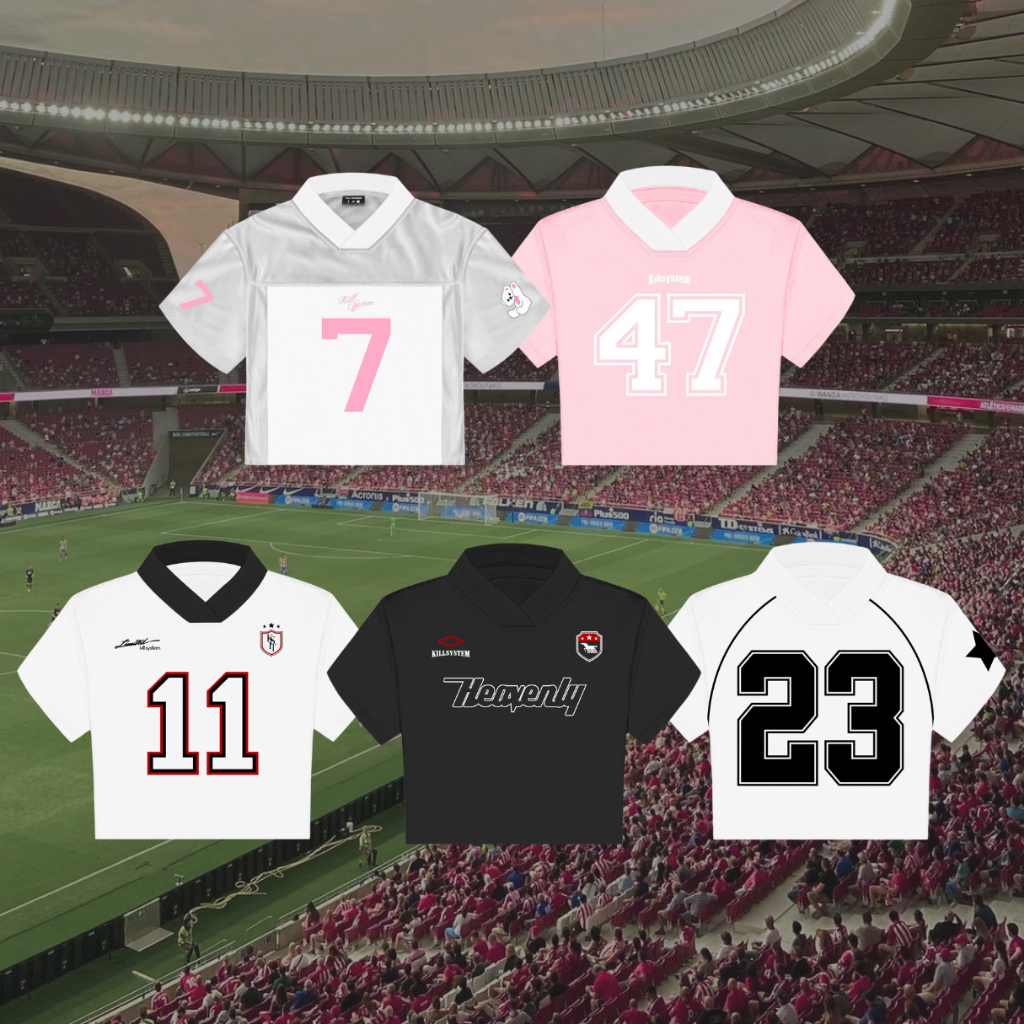 Áo jersey thể thao dáng croptop Kill System Midnight