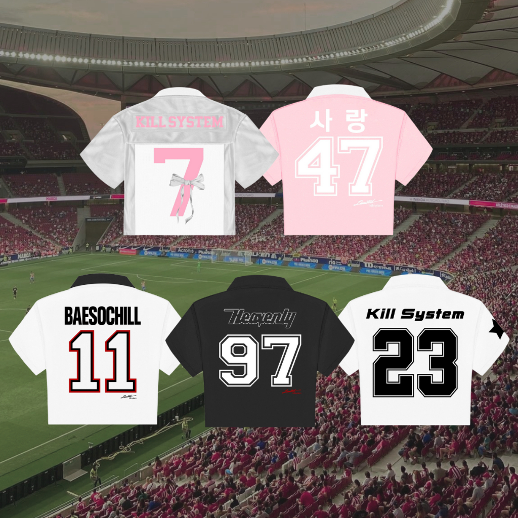 Áo jersey thể thao dáng croptop Kill System Midnight