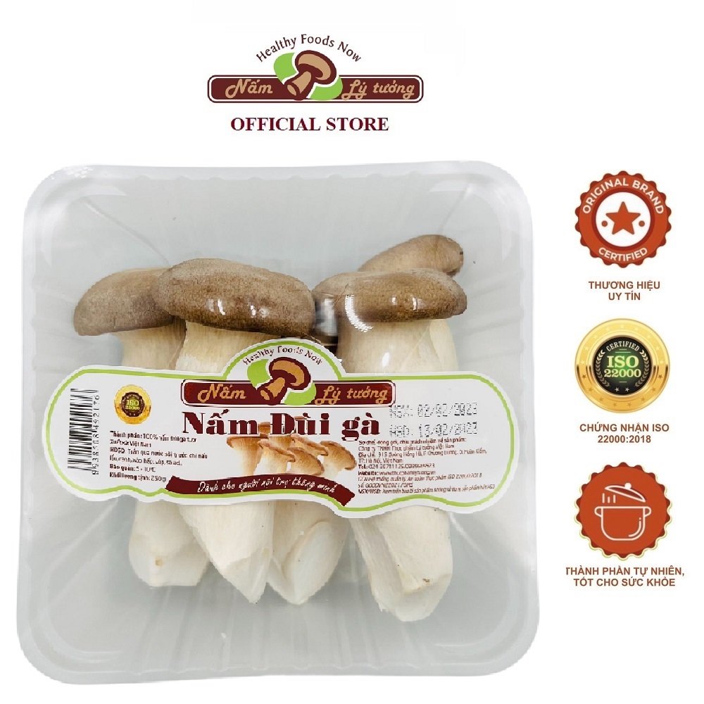 Nấm đùi gà - Nấm Lý tưởng - 250g