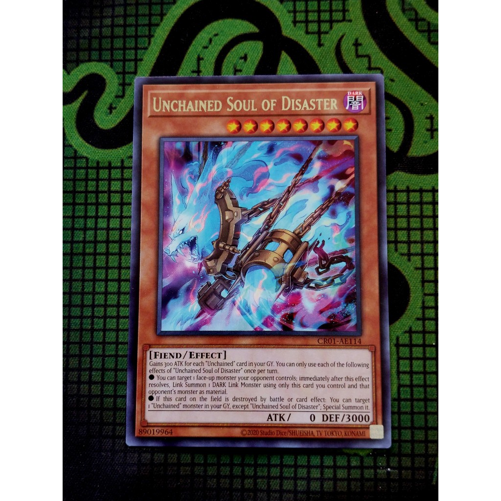 Thẻ Bài  Yugioh Monster Unchained Soul of Disaster  CR01-AE114