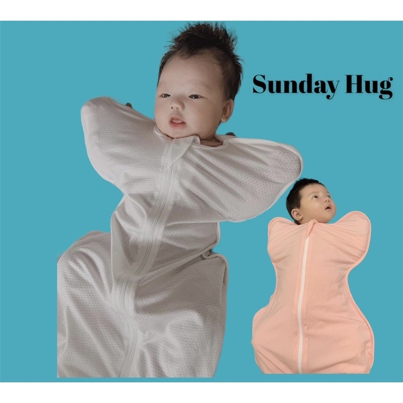Nhộng chũn túi ngủ Sunday Hug Hàn Quốc vải lưới Mesh