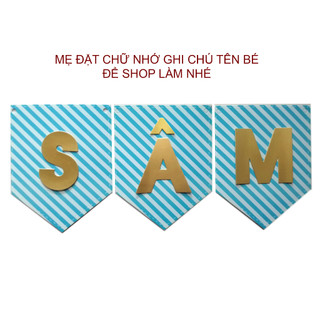Chữ ghép tên bằng giấy mỹ thuật, thủ công