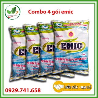 Combo 4 gói Emic 200gr. Chế phẩm sinh học hữu cơ.