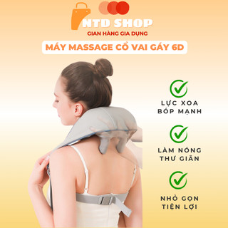  Máy Massage cổ vai gáy , Máy mát xa cổ vai gáy nén nóng hồng ngoại 6D, Đai Mát Xa Đa Năng