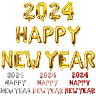 Bóng Nhôm Chữ Happy New Year cho năm mới