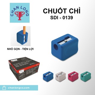 Gọt bút chì,chuốt chì chính hãng SDI 0139 nhỏ gọn siêu mịn, đồ chuốt chì mini tiện lợi, nhiều màu sắc lựa chọn