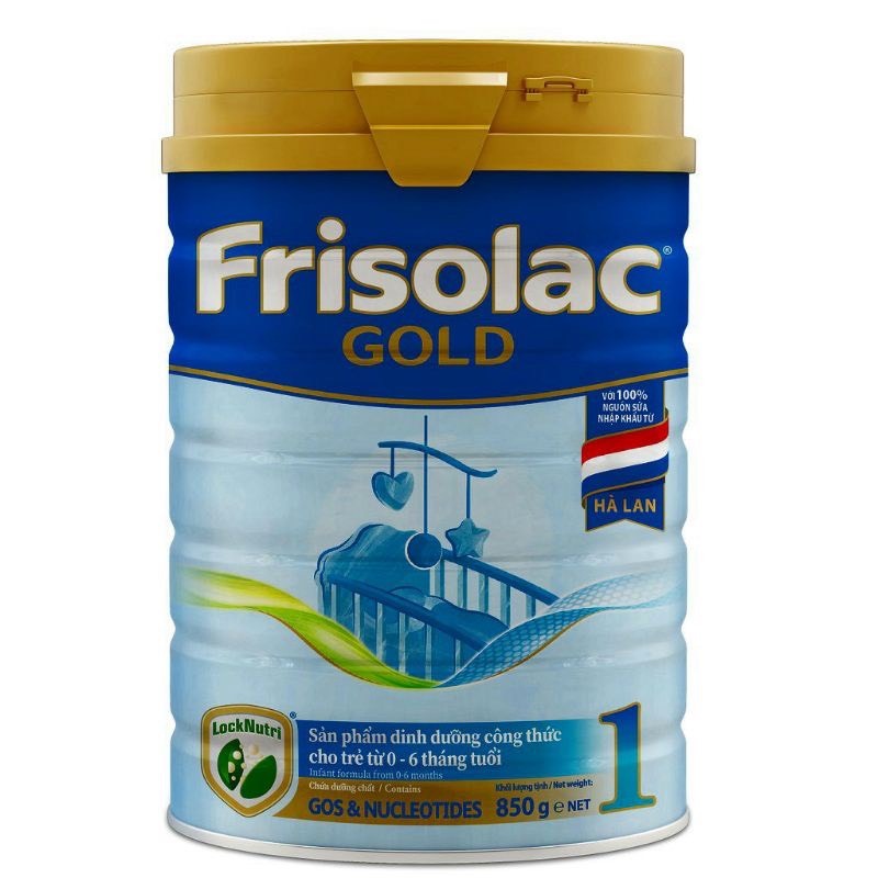 Sữa  frisolac gold 1 loại bột 850g - HSD 04/04/2024