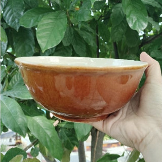  😛😝1 Tô Gốm Men Nâu  Kiểu Bát Tràng Xưa 😉Tô canh - bún - phở cho quán. 