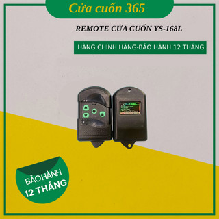 Điều khiển cửa cuốn Ys-168 Đài Loan Chống nước 100%-Sóng siêu khỏe >>50m.Bảo hành 12 tháng,bảo hành pin 2 năm