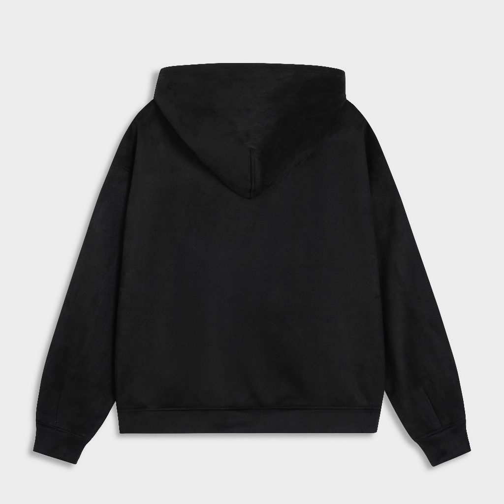 Áo Hoodie NEWSEVEN Suede Zip HD.294 (Phom boxy)