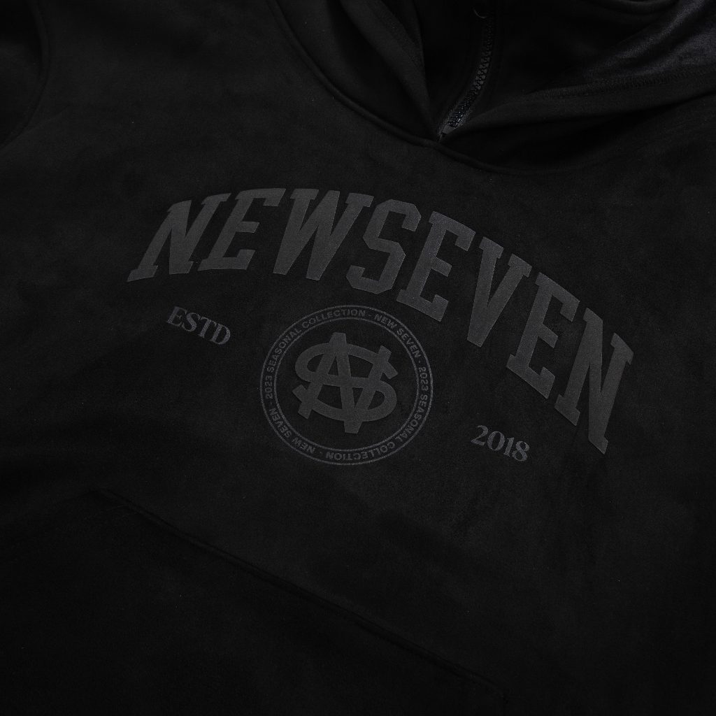 Áo Hoodie NEWSEVEN Suede Zip HD.294