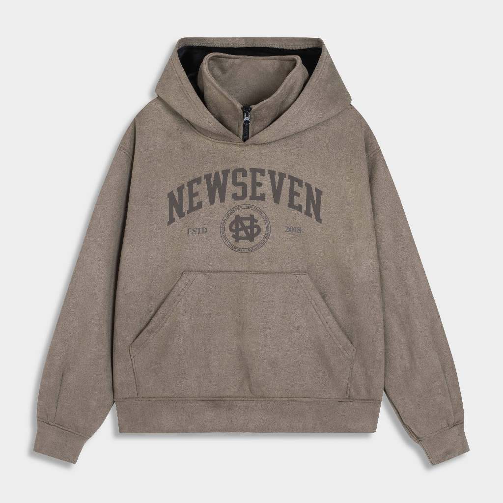 Áo Hoodie NEWSEVEN Suede Zip HD.294