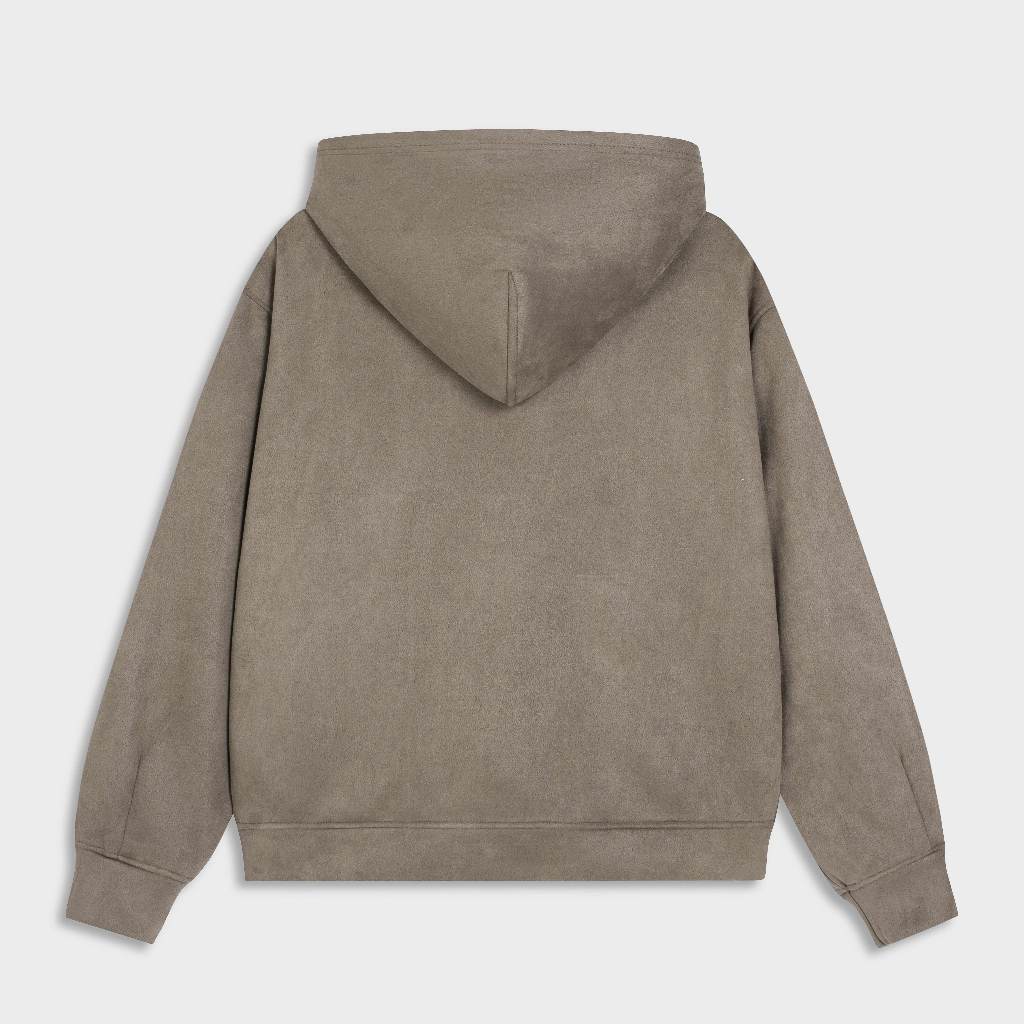 Áo Hoodie NEWSEVEN Suede Zip HD.294 (Phom boxy)