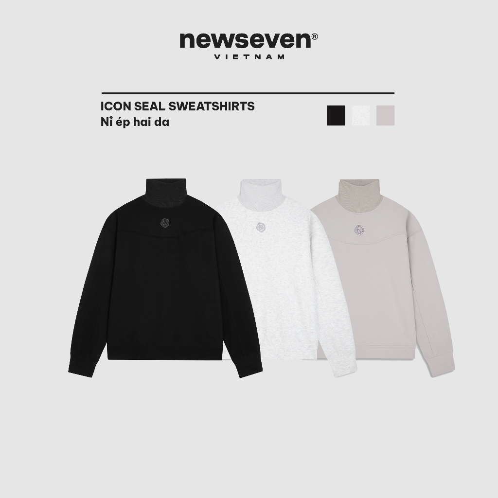 Áo Sweatshirts NEWSEVEN Icon Seal SS.295