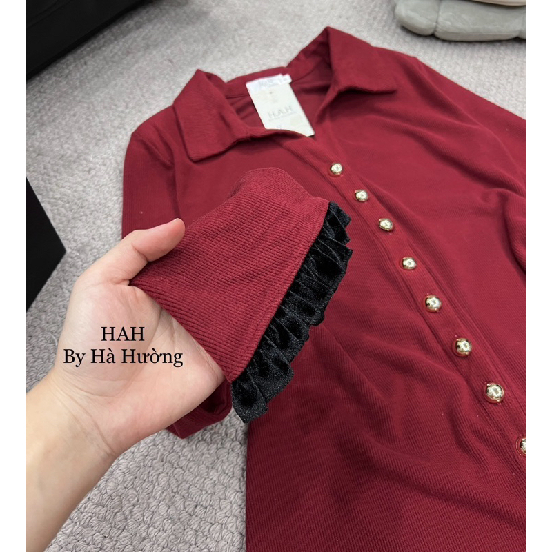 Váy Nhung tăm hót hít chuẩn noel ạ